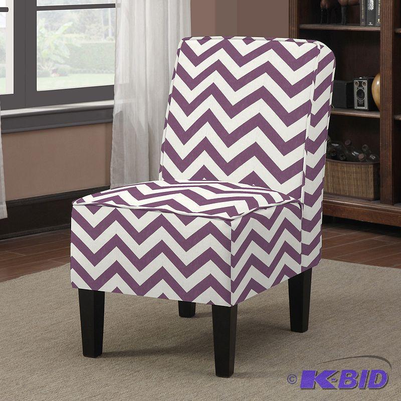 Handy Living Bullseye Chevron Chair