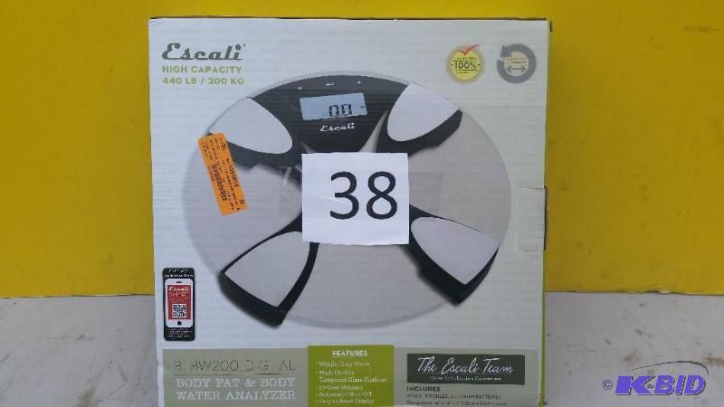 Escali Scale BodyFat and Body Water Analyzer