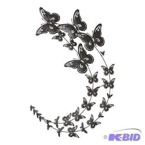 Gerson Metal Butterflies Wall Decor
