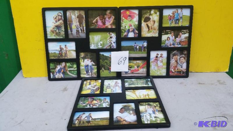 Lot of 3 Collage Picture Frames