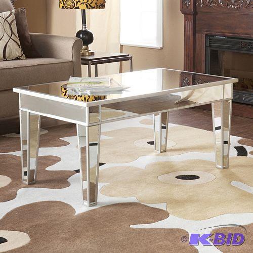 Southern Enterprises Marie Mirrored Coffee Table