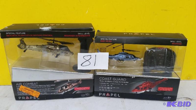 Lot of 2 Helicopters