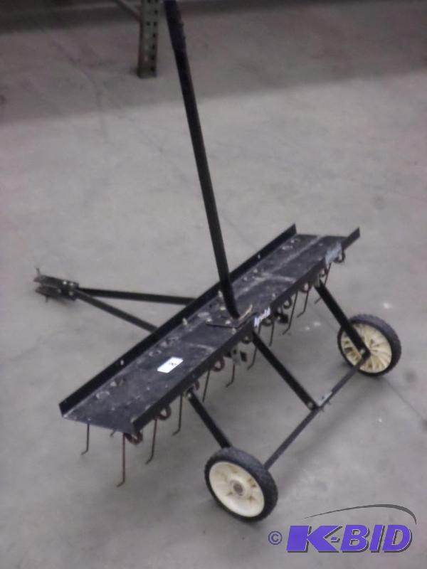 lot 8 image: 36" Agri-Fab Towable Lawn De-Thatcher...