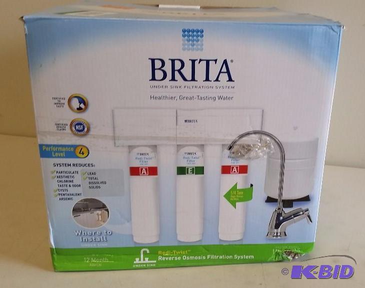 Brita 3-Stage Reverse Osmosis Drinking Water Filtration System Customer Return.  All there.