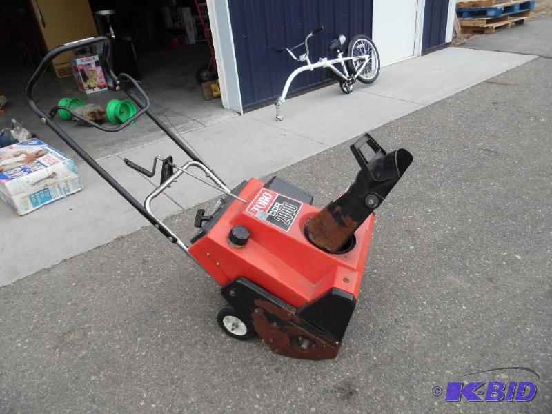 Toro Snow Thrower