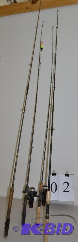 lot 2 image: Fishing Poles & reels