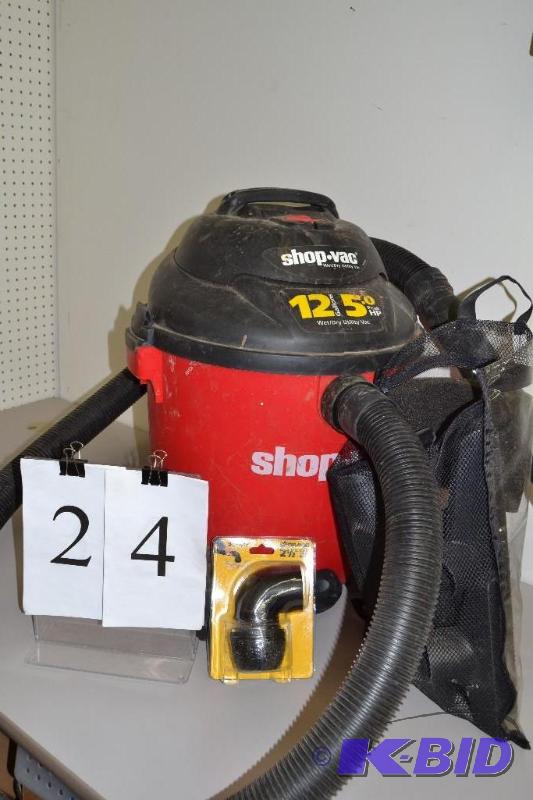 lot 24 image: 12.5 HP Shop Vac