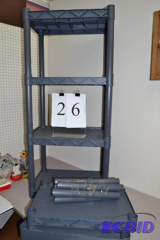 lot 26 image: Shelving unit by Plano