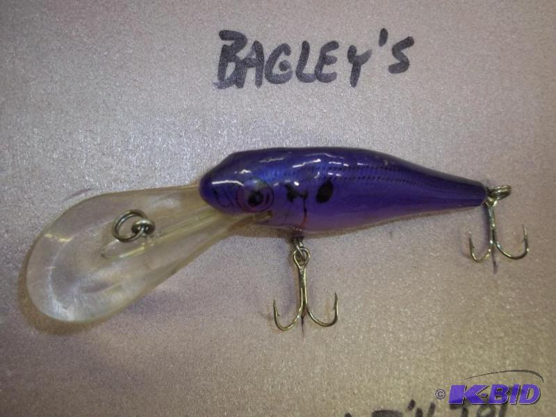 lot 100 image: Vintage Bagleys Purple lure see photos for s...