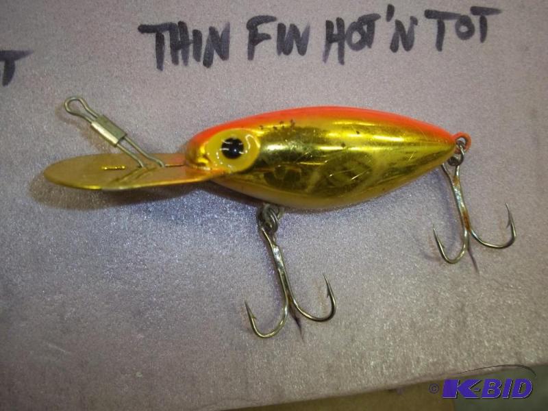 lot 108 image: Vintage Thin Fin Hotn Tot lure see photos fo...