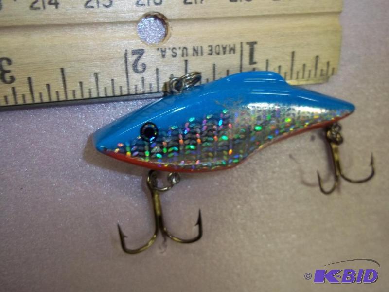 lot 120 image: Vintage Blue lure see photos for size and mor...