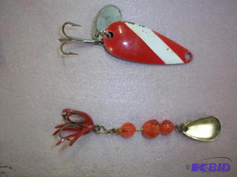 lot 159 image: Vintage Flash  Spoon lures see photos for si...