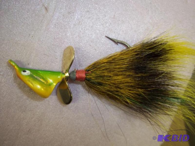 lot 179 image: Vintage Jig lure see photos for size and more...