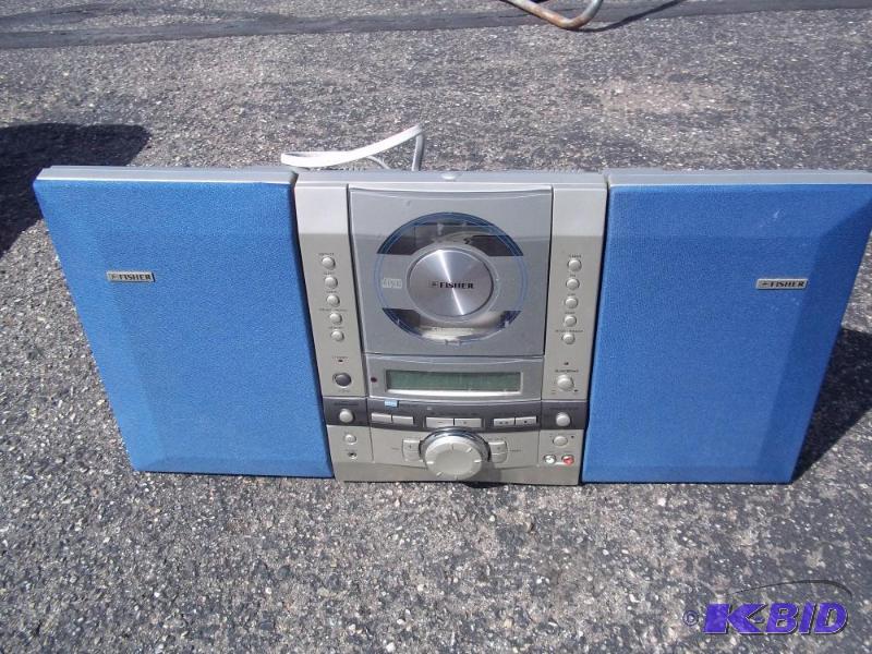 lot 186 image: Fisher CD Radio with remote...