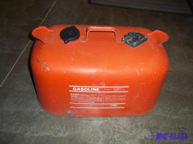 lot 228 image: 6 gallon OMC Gasoline Can...