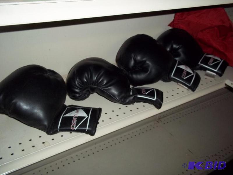 lot 233 image: 2 pair of boxing gloves...
