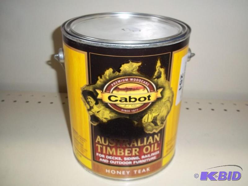 lot 251 image: New Cabot Australian Timber Oil, One Gallon...