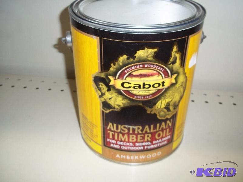 lot 253 image: New Cabot Australian Timber Oil, One Gallon...