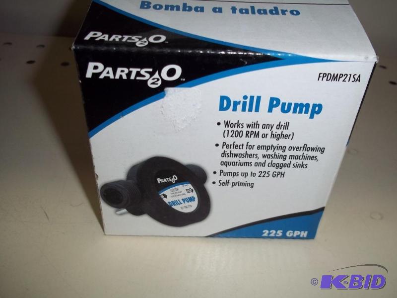 lot 256 image: New Drill pump...