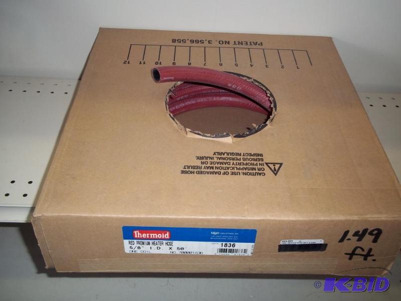 lot 268 image: New 58" Red premium heater hose...