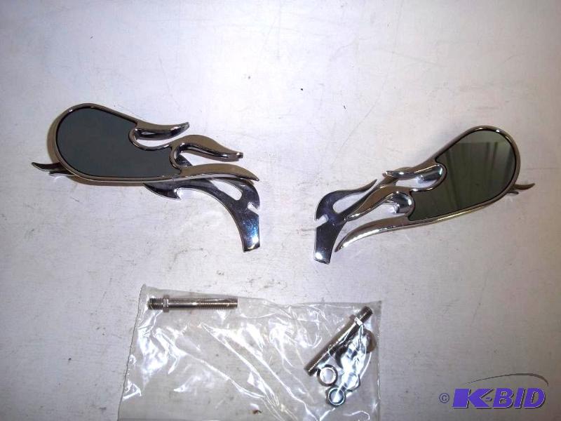 lot 34 image: NEW A Pair of Motorcycle mirrors Motorcyc...