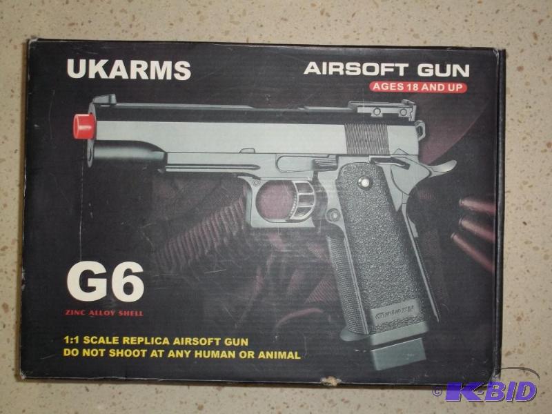 lot 38 image: Airsoft G6 Gun...