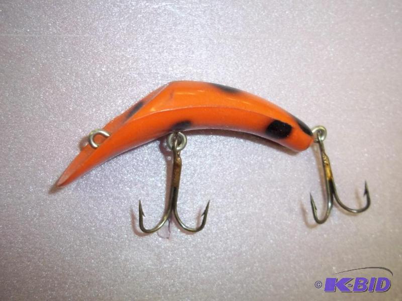 lot 61 image: Vintage Orange lure see photos for size and m...