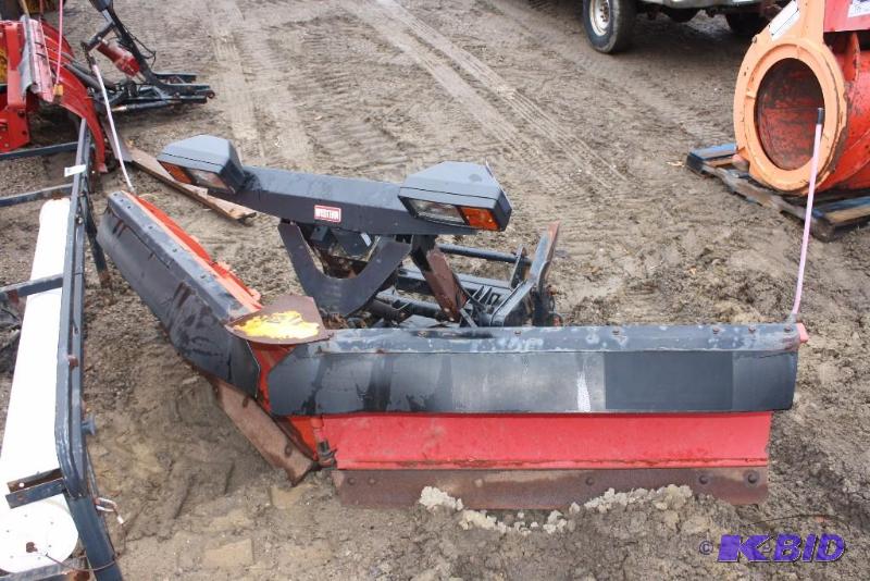 Western MVP Multiposition V Plow 8 6 EZ-V Orange Floodlight Attachment.