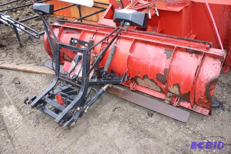 Miscellaneous 9 Plow wMounting Brackets & Floodlight Lighting System RedBlack.