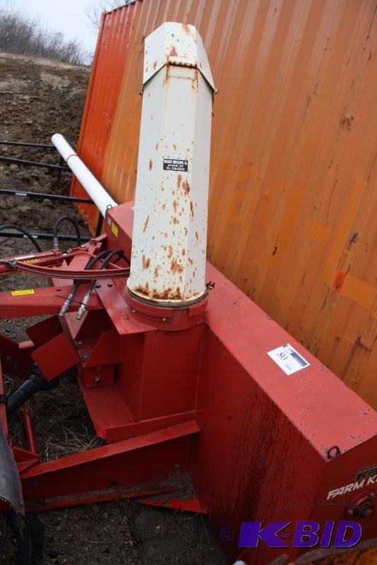 Farm King 3 Pt. Hitch Snow Blower wBlades & Swivel Snow Chute.