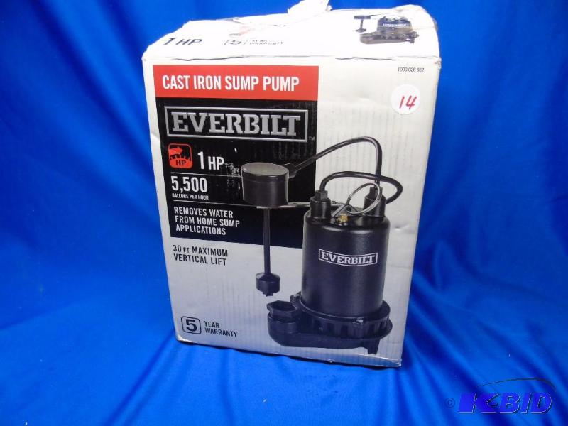 Everbilt Cast Iron Sump Pump