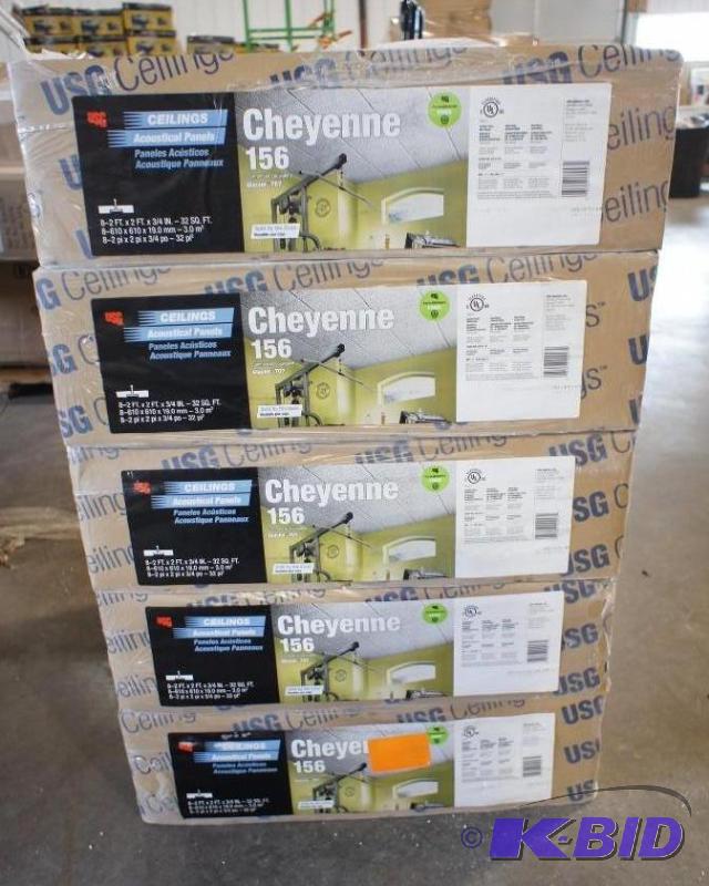 lot 2 image: NEW USG Ceiling Tiles 2X2 Cheyenne 156, 32...