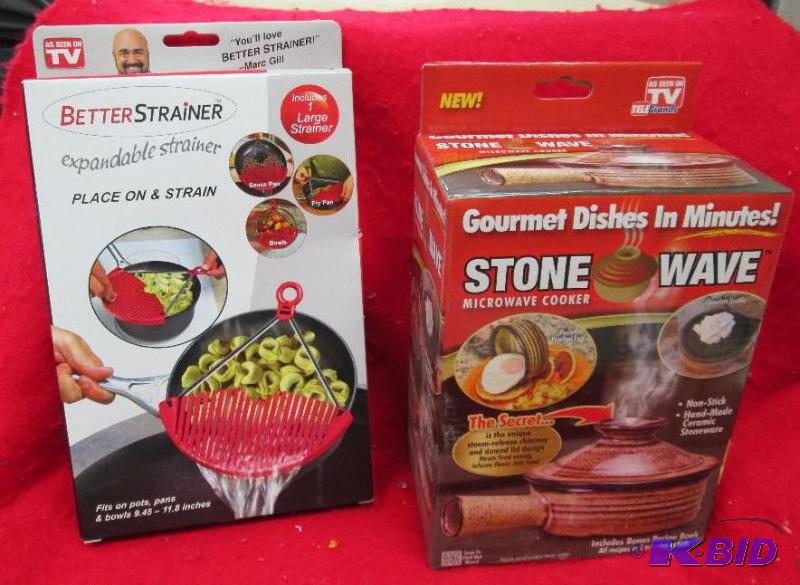 lot 10 image: Gourmet dishes in minutes Stone wave microwav...