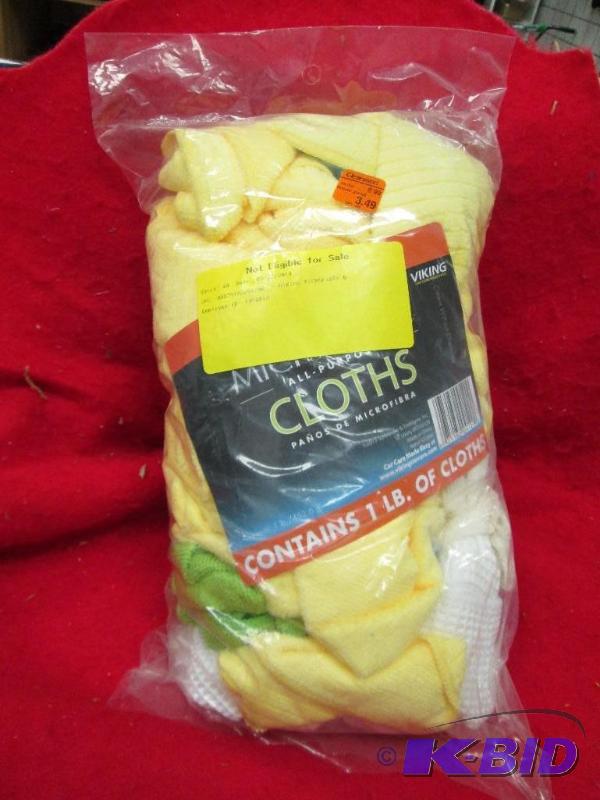 lot 106 image: Value pack Viking microfiber all purpose clot...