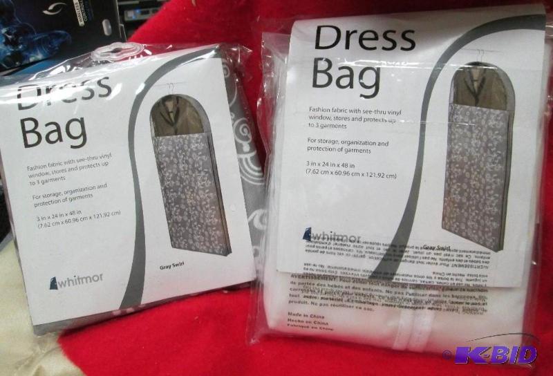 lot 113 image: Qty 2 dress bag...