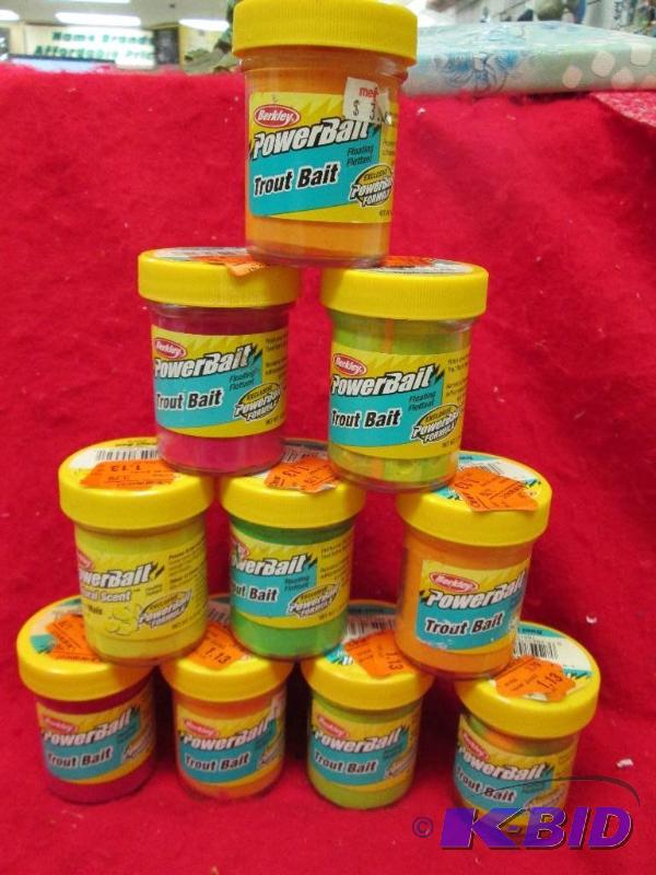 lot 148 image: Qty 10 Berkely Power Bait Trout bait floating...