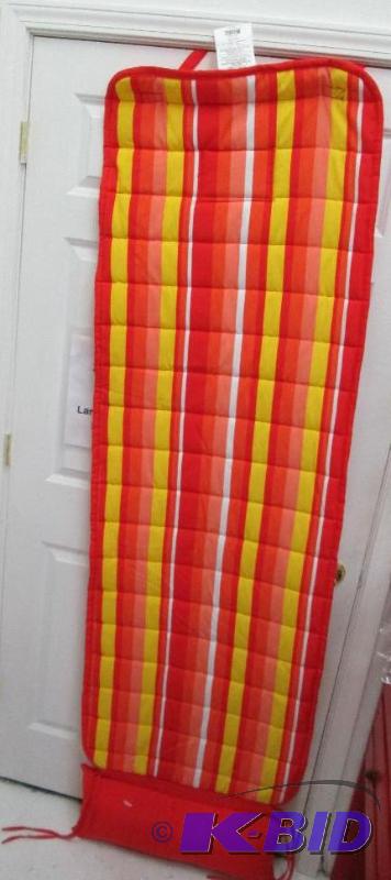 lot 16 image: rolled mat with pillow for lounge chair or be...