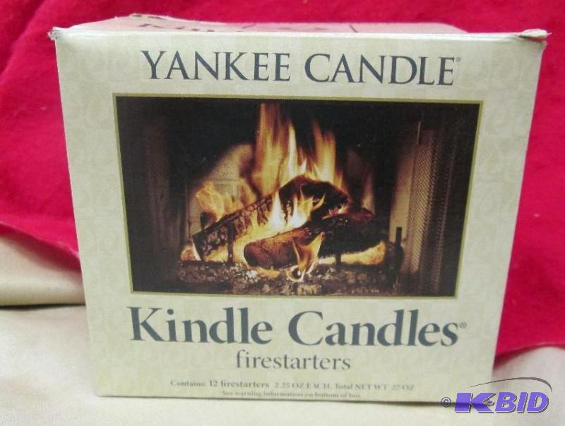 lot 166 image: Yankee candle Kindle Candles fire starters...