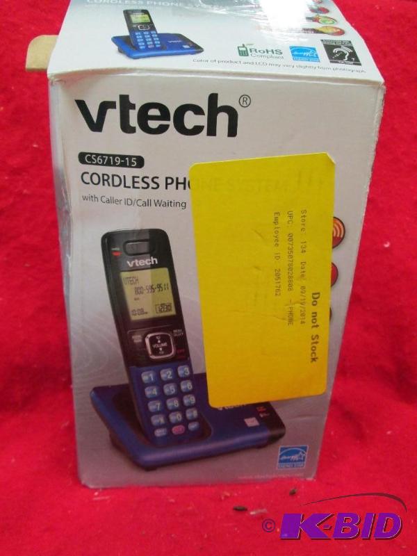 lot 181 image: Vetch CS6719-15 Cordless phone system with ca...