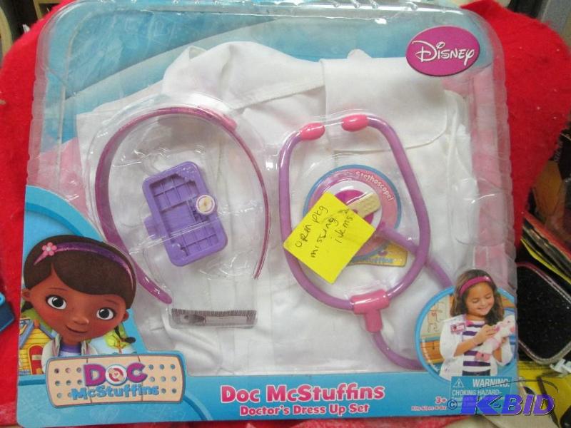 lot 186 image: Doc McStuffins doctors dress up set-missing ...
