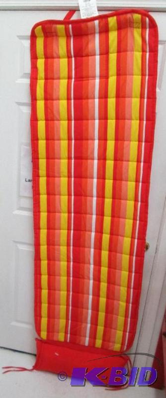 lot 19 image: rolled mat with pillow for lounge chair or be...