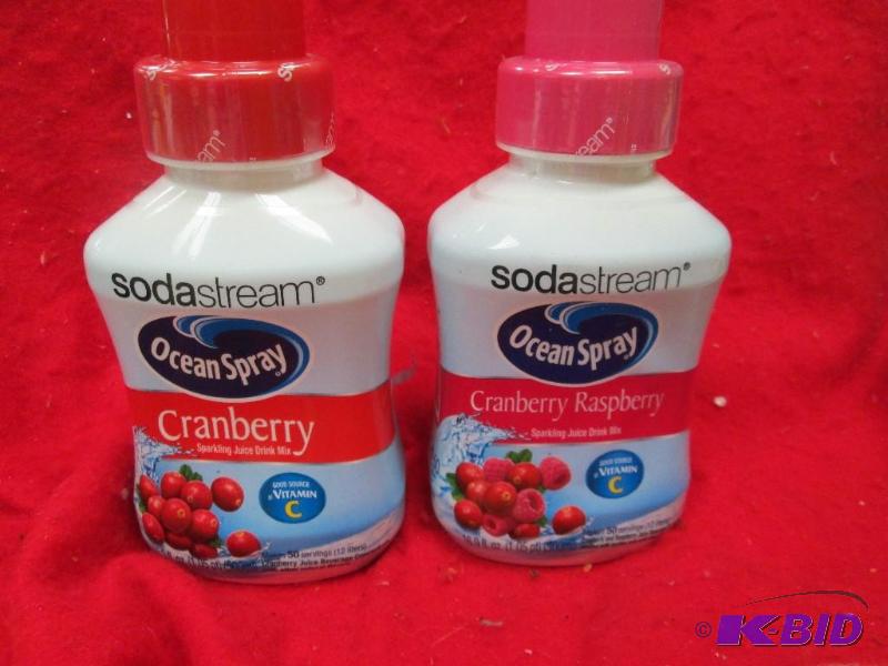 lot 190 image: Soda Stream Cranberry Raspberry and Ocean spr...