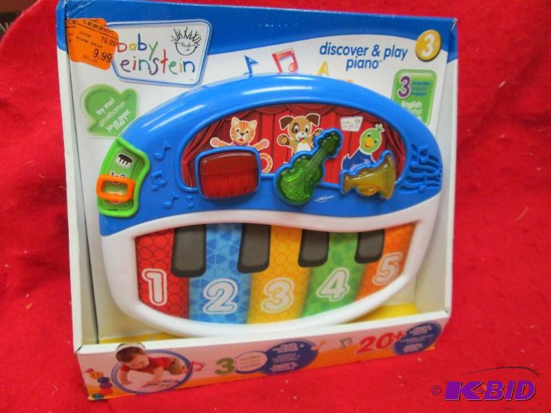 lot 220 image: Baby Einstein discover an play piano...