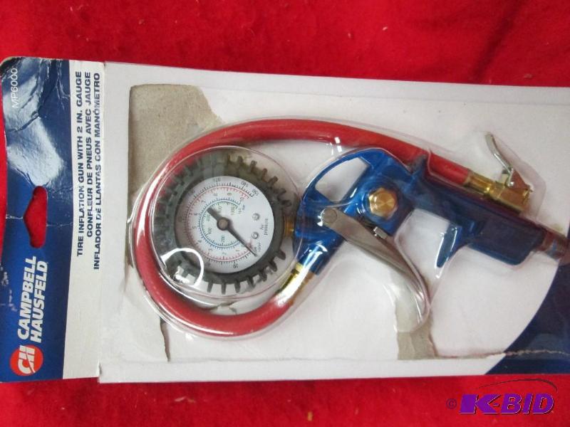 lot 230 image: Campbell hausfeld Tire inflation gun with 2 i...