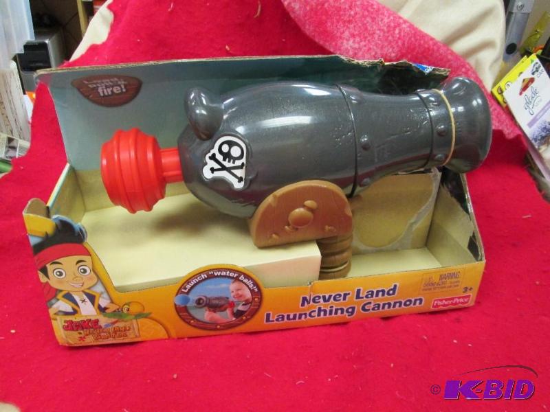lot 239 image: Fisher-Price Never Lan Launching Cannon...