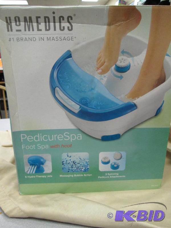 lot 24 image: Homedics #1 Brand in massage Pedicure spa foo...