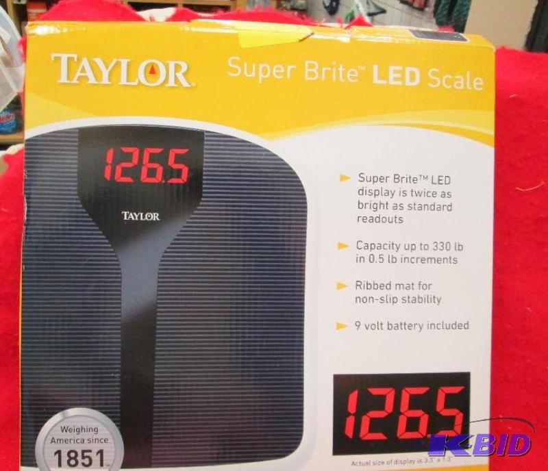 lot 251 image: Taylor super brite LED scale...