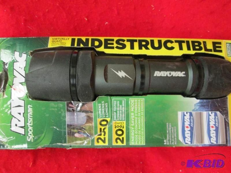 lot 263 image: Rayovac sportsman Flashlight...