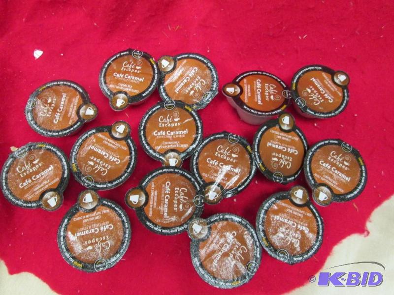 lot 267 image: Qty 15 Keurig Cage Escapes Caf Caramel...