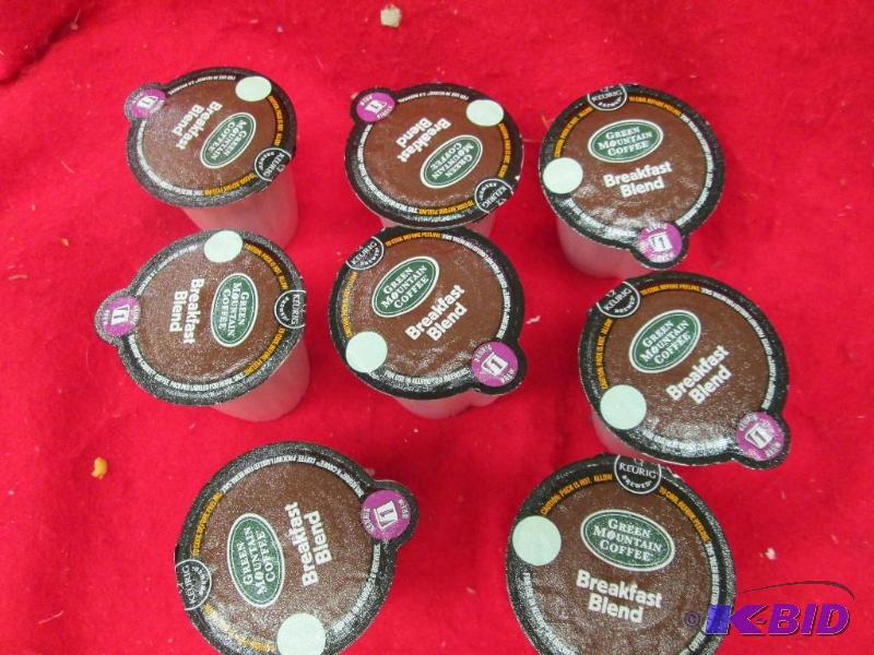 lot 275 image: Qty 8 Green mountain coffee breakfast blend K...